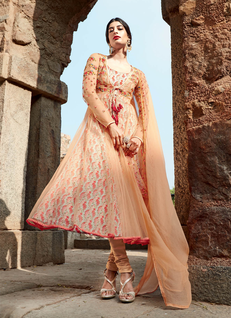 layered anarkali suits