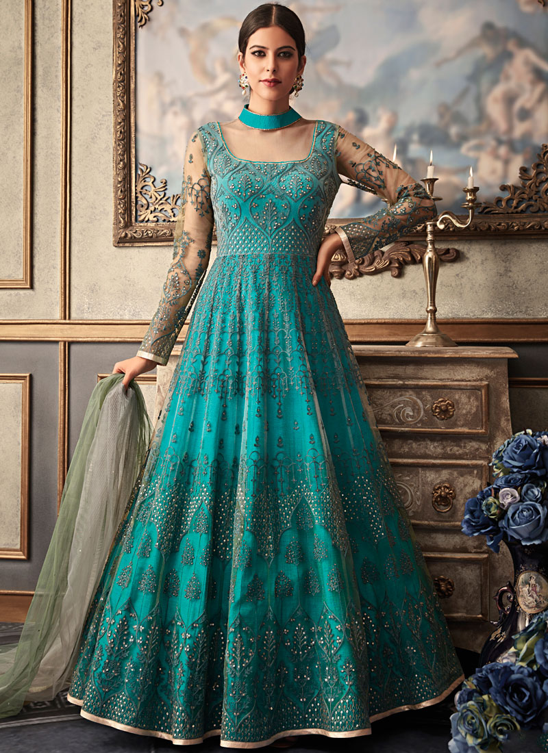 embroidery designs anarkali suits